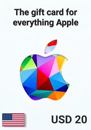 Apple iTunes USA 20 USD Gift Card cover image