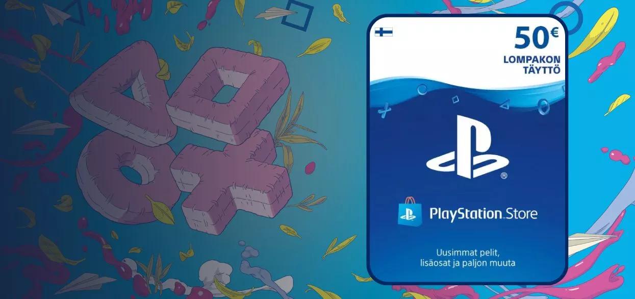Finland PlayStation 50€ Gift Card Sale