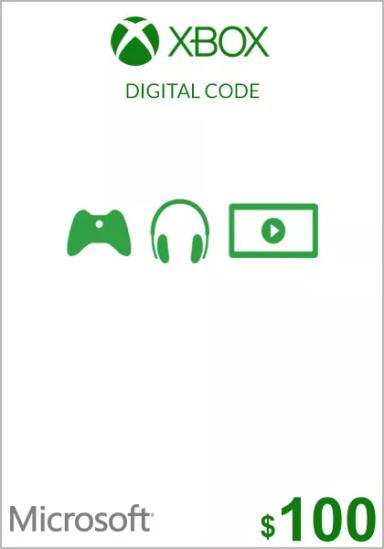 USA Xbox 100 Dollar Kinkekaart cover image